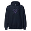 Naunda Art with Violet Logo Unisex Hoodie - Kima Kreates