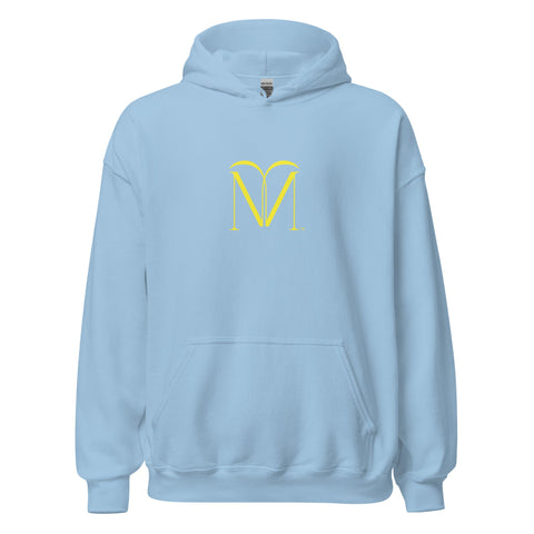 Naunda Art with Yellow Logo Unisex Hoodie - Kima Kreates