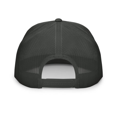 Naunda Complete 5 Panel Trucker Cap (Black) - Kima Kreates