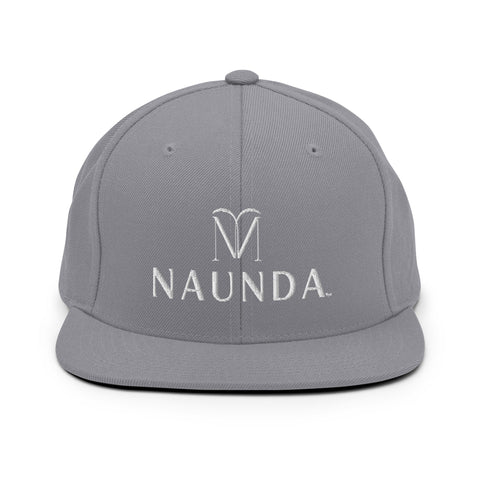 Naunda Complete Classic Snapback Hat (White) - Kima Kreates