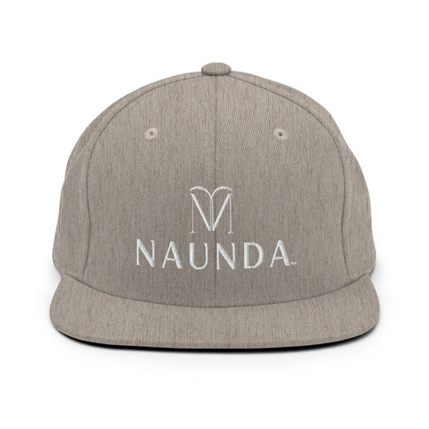 Naunda Complete Classic Snapback Hat (White) - Kima Kreates