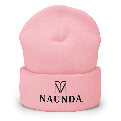 Naunda Complete Cuffed Beanie (Black) - Kima Kreates