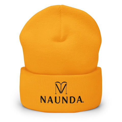 Naunda Complete Cuffed Beanie (Black) - Kima Kreates