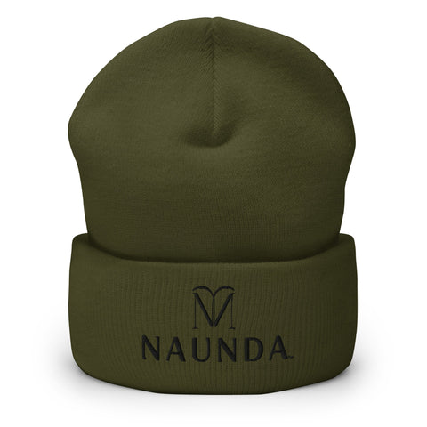 Naunda Complete Cuffed Beanie (Black) - Kima Kreates