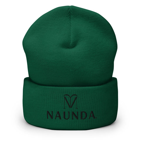 Naunda Complete Cuffed Beanie (Black) - Kima Kreates