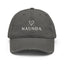 Naunda Complete Distressed Dad Hat (White) - Kima Kreates