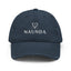 Naunda Complete Distressed Dad Hat (White) - Kima Kreates