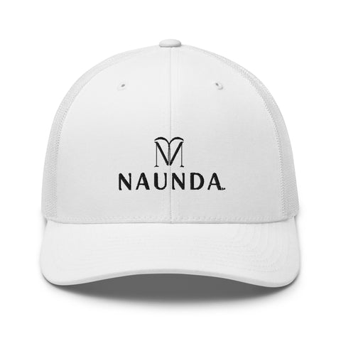 Naunda Complete Retro Trucker Cap (Black) - Kima Kreates