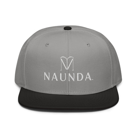 Naunda Complete Snapback Hat (White) - Kima Kreates