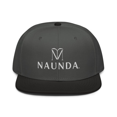 Naunda Complete Snapback Hat (White) - Kima Kreates