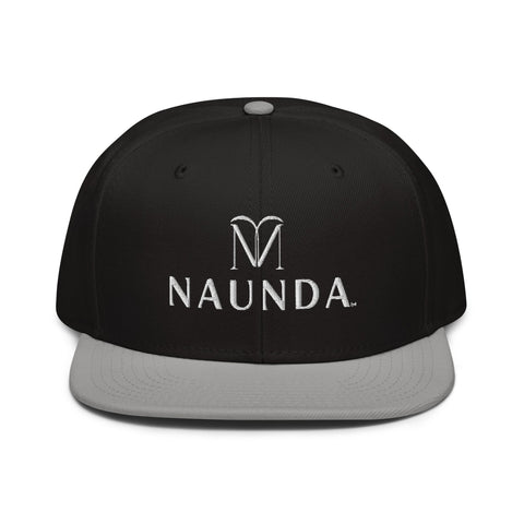 Naunda Complete Snapback Hat (White) - Kima Kreates