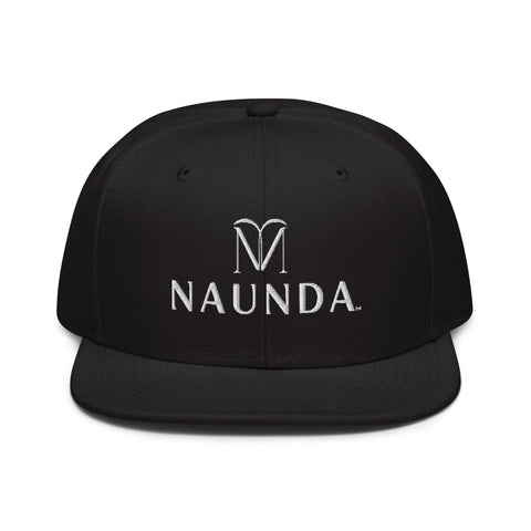 Naunda Complete Snapback Hat (White) - Kima Kreates