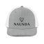 Naunda Complete Snapback Trucker Cap (Black) - Kima Kreates