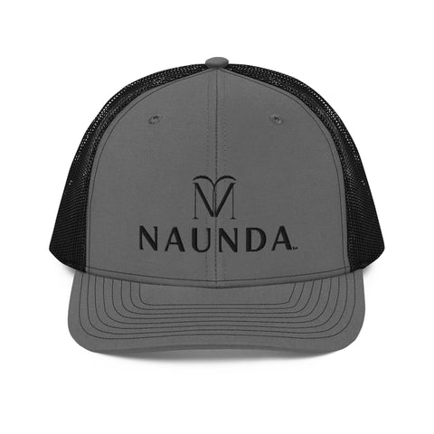 Naunda Complete Snapback Trucker Cap (Black) - Kima Kreates