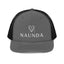 Naunda Complete Snapback Trucker Cap (White) - Kima Kreates