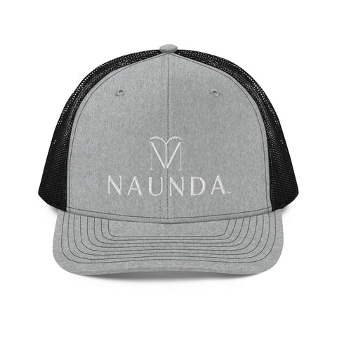 Naunda Complete Snapback Trucker Cap (White) - Kima Kreates