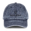 Naunda Complete Vintage Cotton Twill Cap (Black) - Kima Kreates