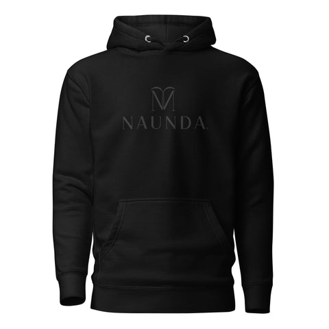 Naunda Complete with Black Logo Premium Unisex Hoodie - Kima Kreates