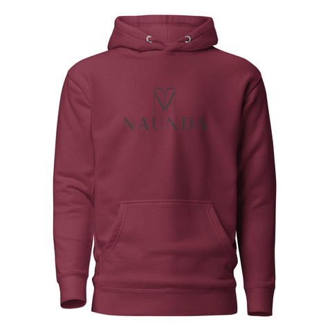Naunda Complete with Black Logo Premium Unisex Hoodie - Kima Kreates