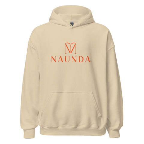 Naunda Complete with Orange Logo Unisex Hoodie - Kima Kreates