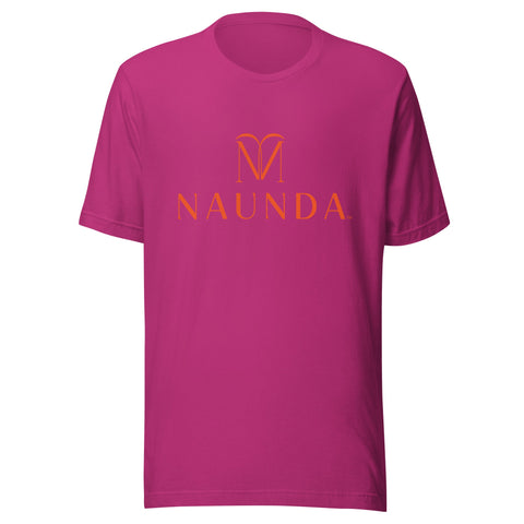 Naunda Complete with Orange Logo Unisex T-Shirt - Kima Kreates