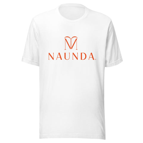 Naunda Complete with Orange Logo Unisex T-Shirt - Kima Kreates