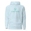 Naunda Complete with Turquoise Logo Premium Unisex Hoodie - Kima Kreates