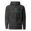 Naunda Complete with Turquoise Logo Premium Unisex Hoodie - Kima Kreates