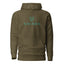 Naunda Complete with Turquoise Logo Premium Unisex Hoodie - Kima Kreates