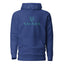 Naunda Complete with Turquoise Logo Premium Unisex Hoodie - Kima Kreates