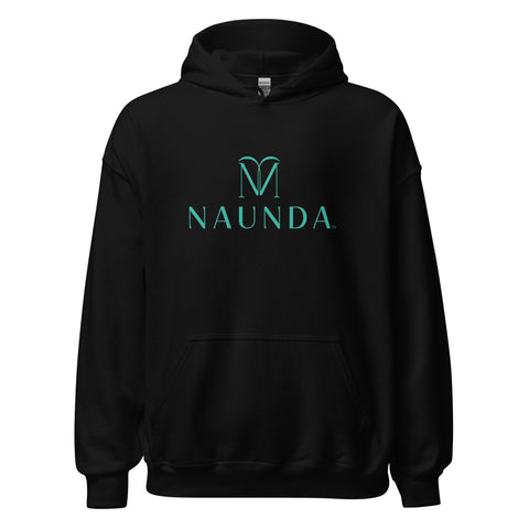 Naunda Complete with Turquoise Logo Unisex Hoodie - Kima Kreates