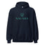 Naunda Complete with Turquoise Logo Unisex Hoodie - Kima Kreates