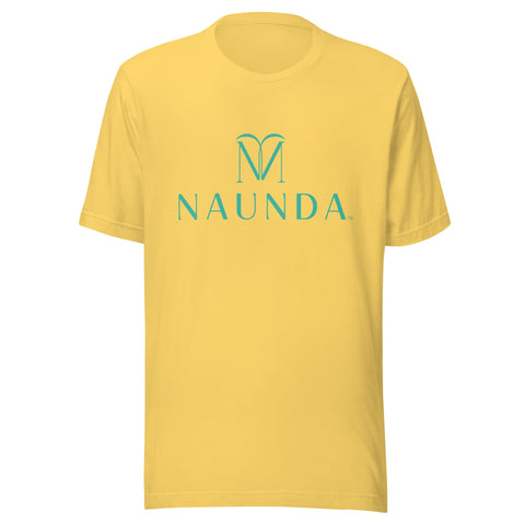 Naunda Complete with Turquoise Logo Unisex T-Shirt - Kima Kreates