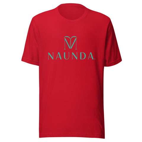 Naunda Complete with Turquoise Logo Unisex T-Shirt - Kima Kreates