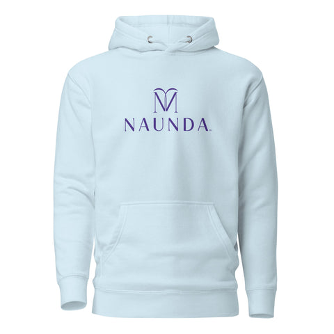 Naunda Complete with Violet Logo Premium Unisex Hoodie - Kima Kreates