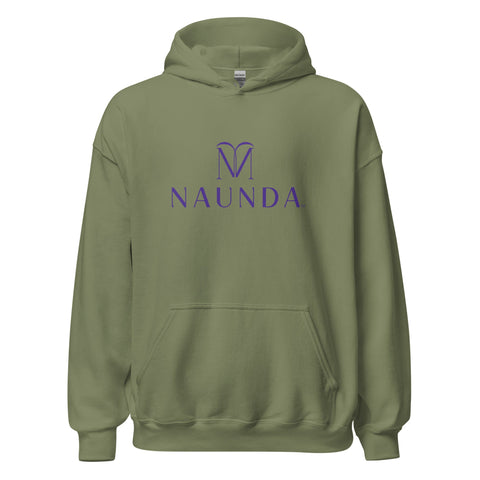 Naunda Complete with Violet Logo Unisex Hoodie - Kima Kreates