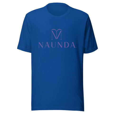 Naunda Complete with Violet Logo Unisex T-Shirt - Kima Kreates