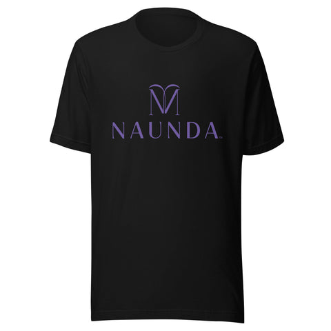 Naunda Complete with Violet Logo Unisex T-Shirt - Kima Kreates