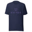 Naunda Complete with Violet Logo Unisex T-Shirt - Kima Kreates