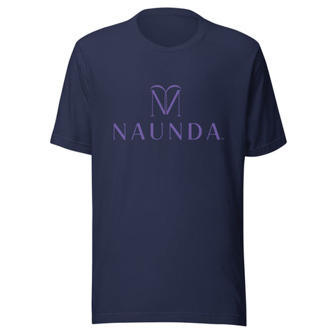 Naunda Complete with Violet Logo Unisex T-Shirt - Kima Kreates