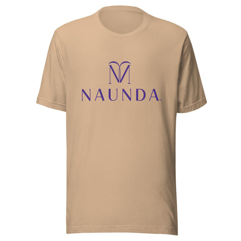Naunda Complete with Violet Logo Unisex T-Shirt - Kima Kreates