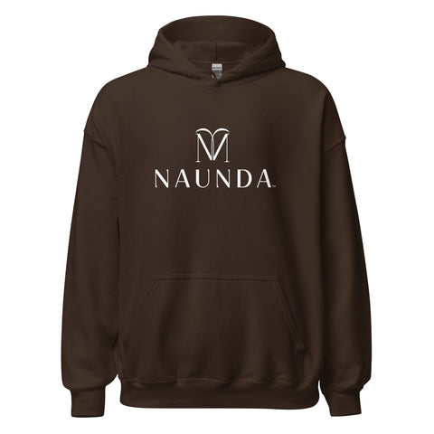 Naunda Complete with White Logo Unisex Hoodie - Kima Kreates