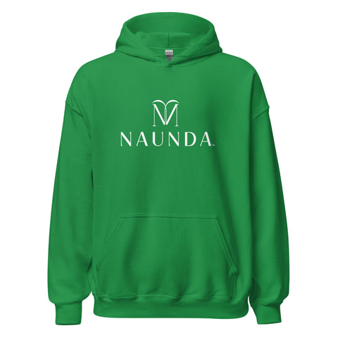 Naunda Complete with White Logo Unisex Hoodie - Kima Kreates