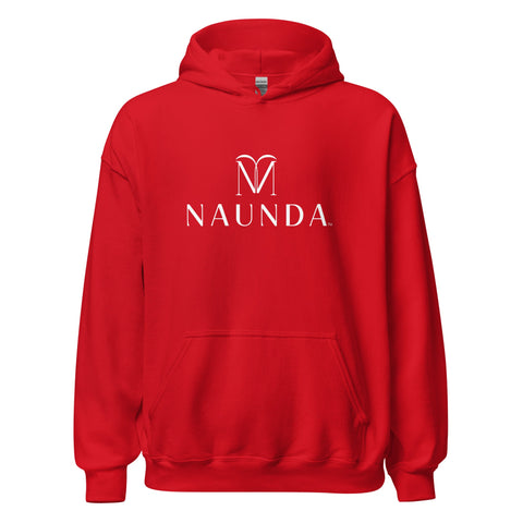 Naunda Complete with White Logo Unisex Hoodie - Kima Kreates