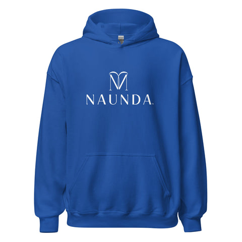Naunda Complete with White Logo Unisex Hoodie - Kima Kreates