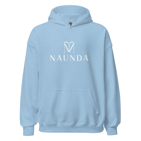 Naunda Complete with White Logo Unisex Hoodie - Kima Kreates