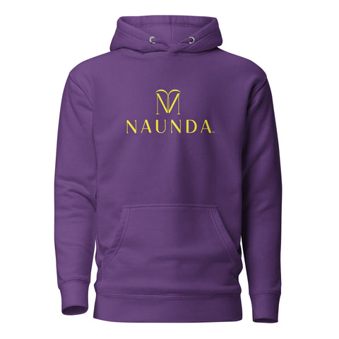 Naunda Complete with Yellow Logo Premium Unisex Hoodie - Kima Kreates