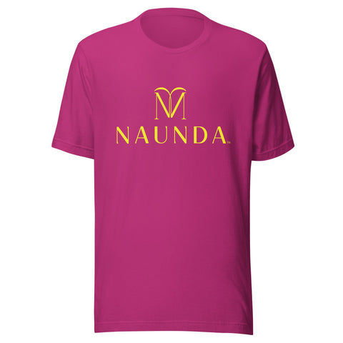 Naunda Complete with Yellow Logo Unisex T-Shirt - Kima Kreates