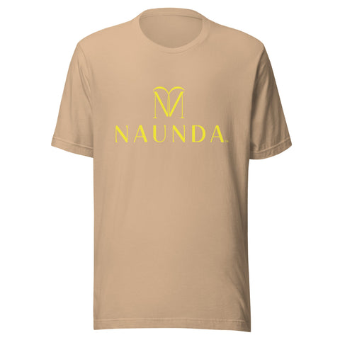 Naunda Complete with Yellow Logo Unisex T-Shirt - Kima Kreates