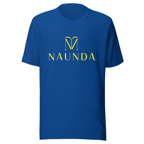 Naunda Complete with Yellow Logo Unisex T-Shirt - Kima Kreates